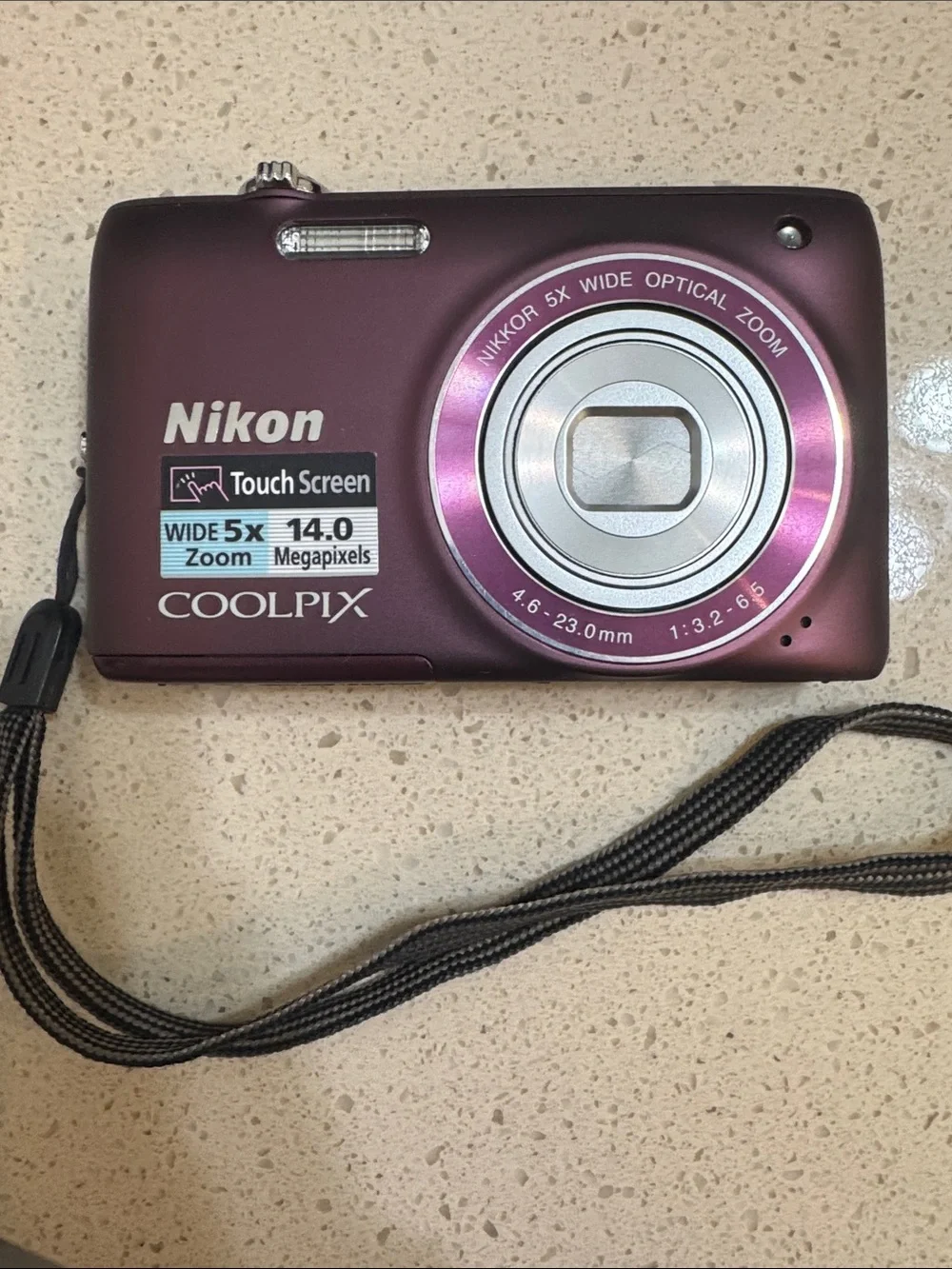 Nikon COOLPIX Compact Digital Camera - Plum S4100